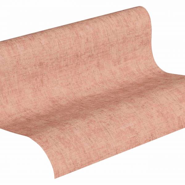 A.S. Creation Greenery | 373343 | papier peint intissé uni | 0.53 m x 10.05 m | rose