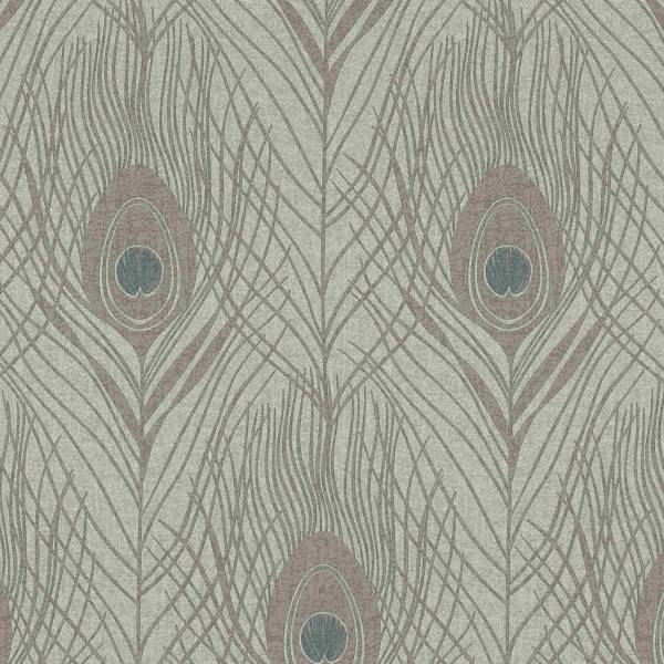 A.S. Creation Absolutely Chic | 369716 | papier peint intissé animaux | 0.53 m x 10.05 m | gris