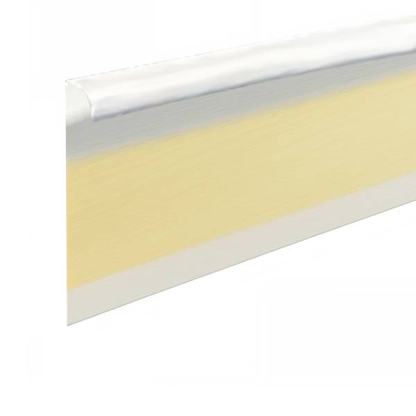Plinthe &quot;Carpi&quot; PVC expansé rigide 7 x 55 x 2500 mm Blanc Feuillure à coller 7 mm PROVISTON