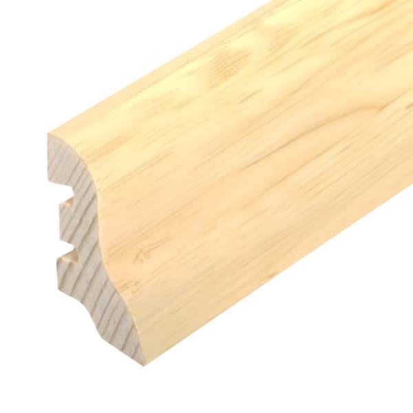 Plinthe &quot;Potsdam&quot; placage en bois 20 x 40 x 2500 mm Bambou Plinthe moderne PROVISTON