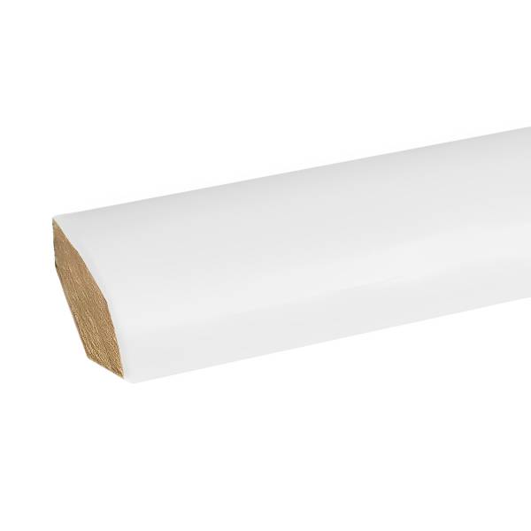 Quart de rond en bois massif laqué blanc (14 x 14 x 2000 mm) 14.31 PROVISTON