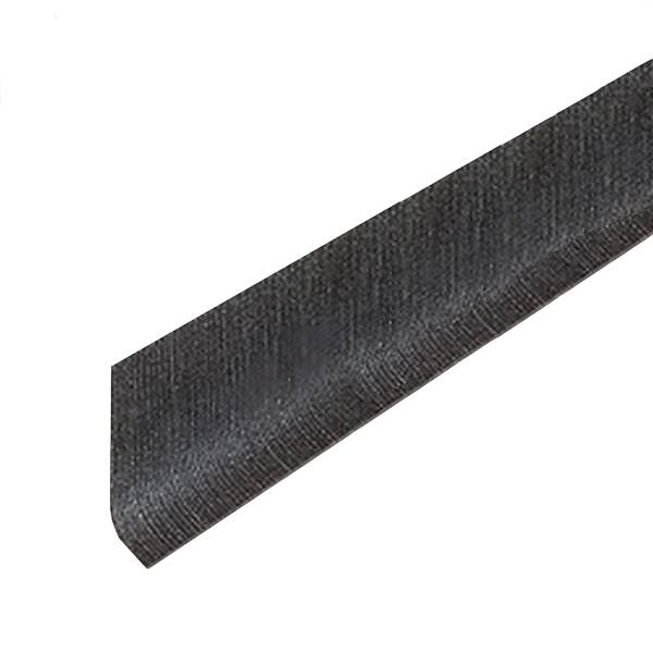 Plinthe &quot;Pesaro&quot; PVC souple 25 x 25 x 2500 mm Noir PVC Plinthe PROVISTON