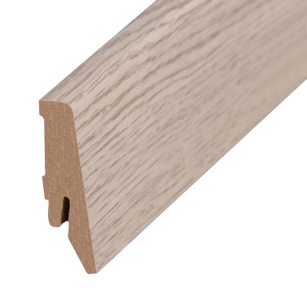 Plinthe &quot;Coburg&quot; MDF 18 x 58 x 2500 mm Chêne Yukon Moderne PROVISTON