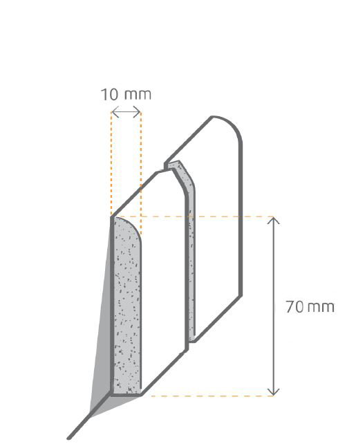 25) M10-1,25x70 Bulloni flangia testa piccola 10 mm x 70 mm JIS