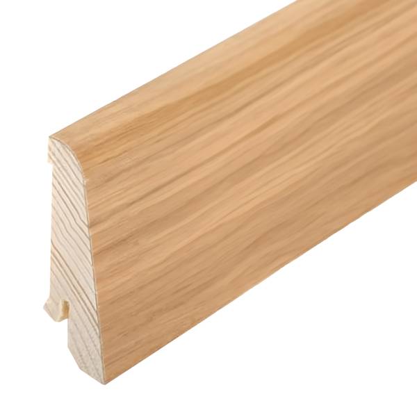 Plinthe &quot;Aachen&quot; placage en bois 20 x 58 x 2500 mm Chêne Moderne PROVISTON